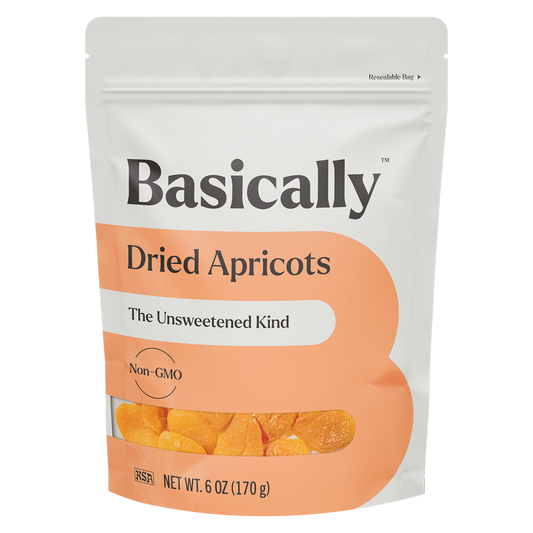 Basically Unsweetened Dried Apricots 6oz