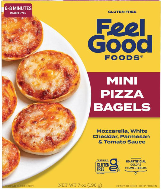 Feel Good Foods Gluten Free Mini Pizza Bagels, 7oz