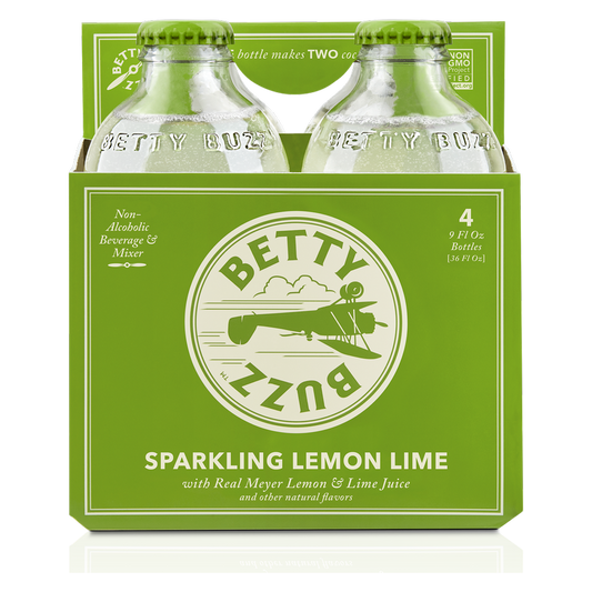 Betty Buzz Sparkling Lemon Lime 4pk 9oz 4pk Btl