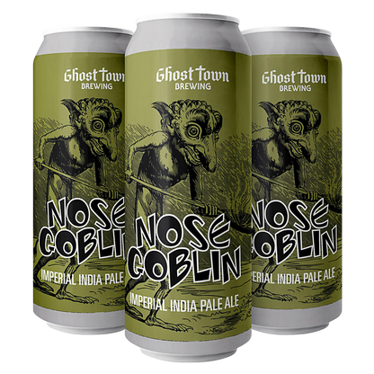 Ghost Town Nose Goblin Imperial IPA 4pk 16oz Cans