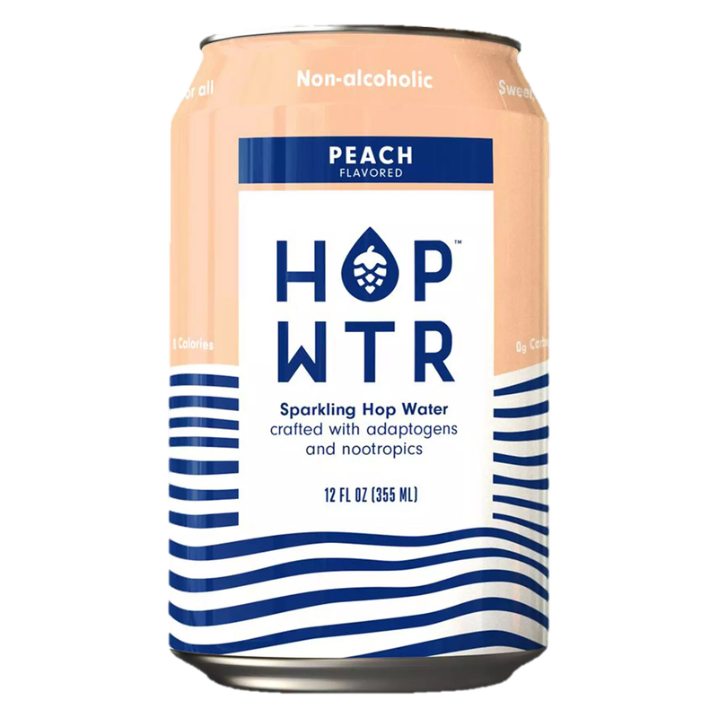 HOP WTR Peach 12pk 12oz Can