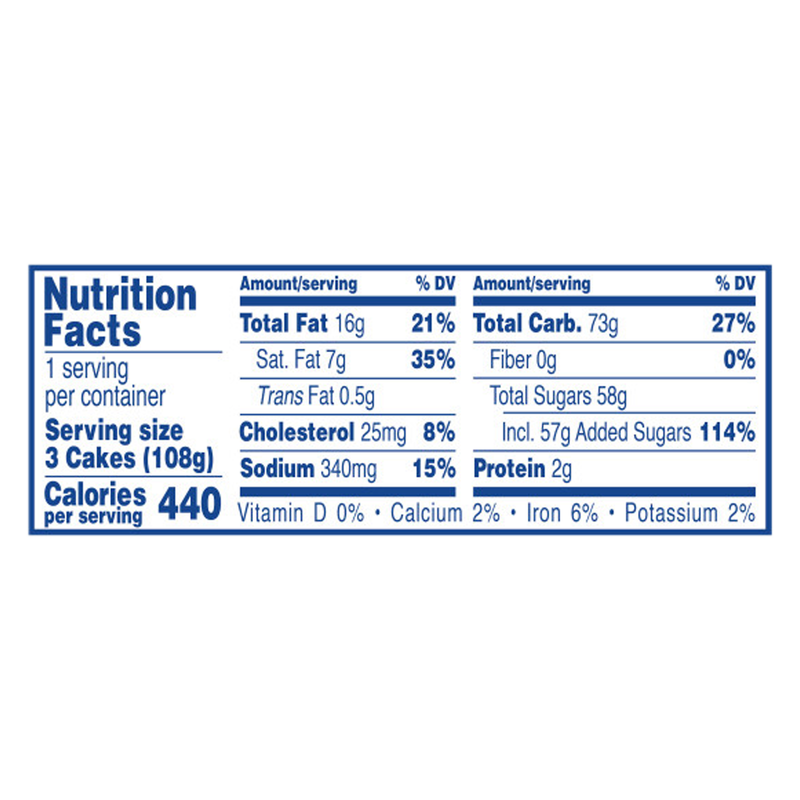Hostess Iced Vanilla Artificially Flavored Zingers Single Serve 3.81oz