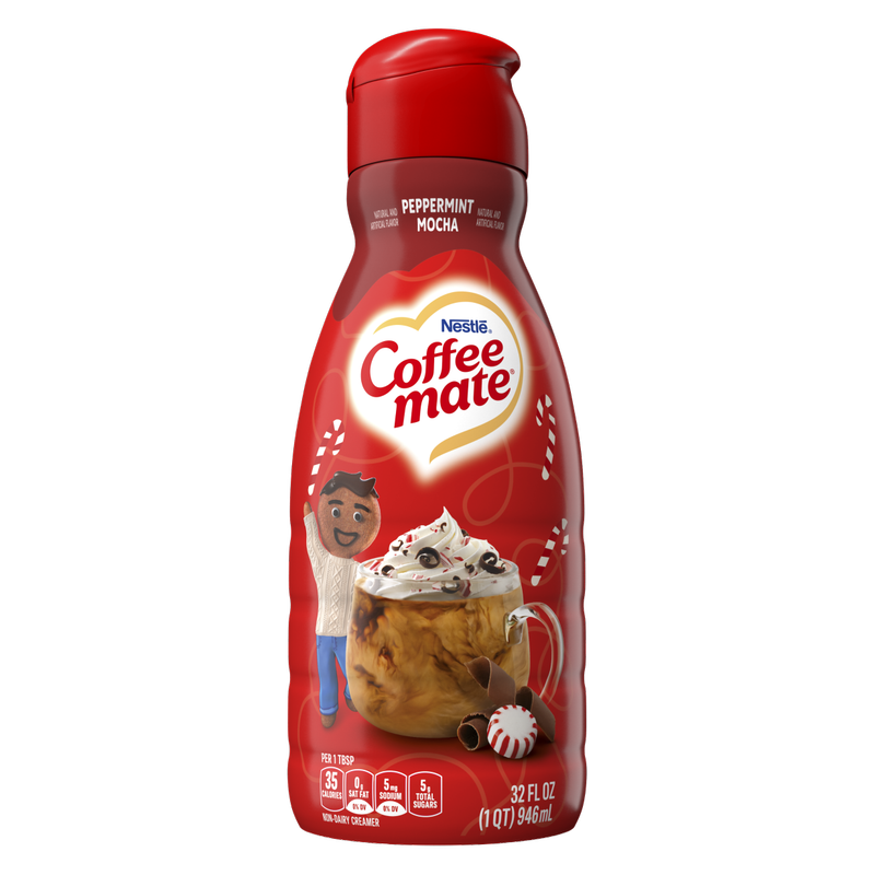 Coffee Mate Peppermint Mocha Non-Dairy Creamer 32oz Btl
