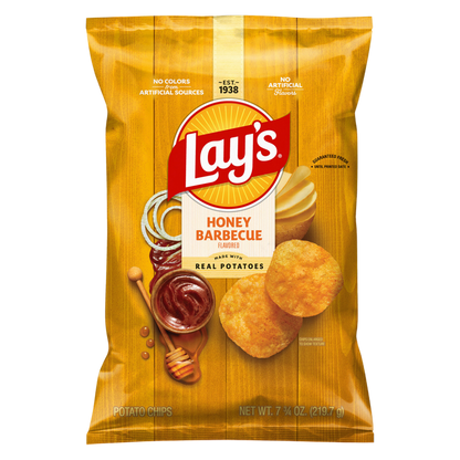 Lay's Honey Barbecue Potato Chips 7.75oz
