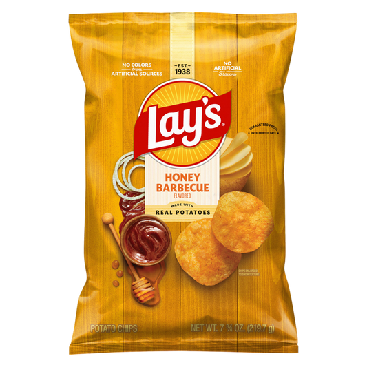 Lay's Honey Barbecue Potato Chips 7.75oz