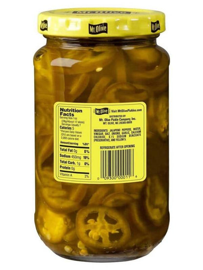 Mt. Olive Jalapeno Slices, 12oz.