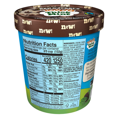 Ben & Jerry's Topped Thick Mint Ice Cream Pint