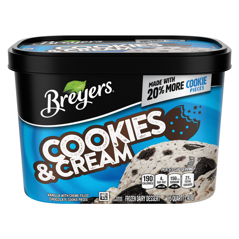 Breyers Cookies & Cream Ice Cream 48oz