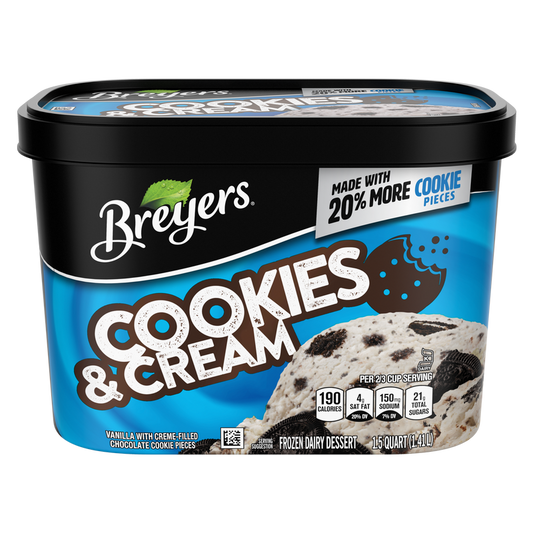Breyers Cookies & Cream Ice Cream 48oz