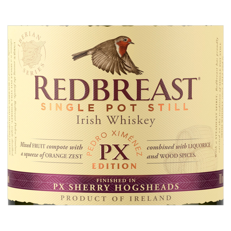 Redbreast Irish Single Pot Still Whiskey PX Sherry Cask Edition 750ml (92 proof)