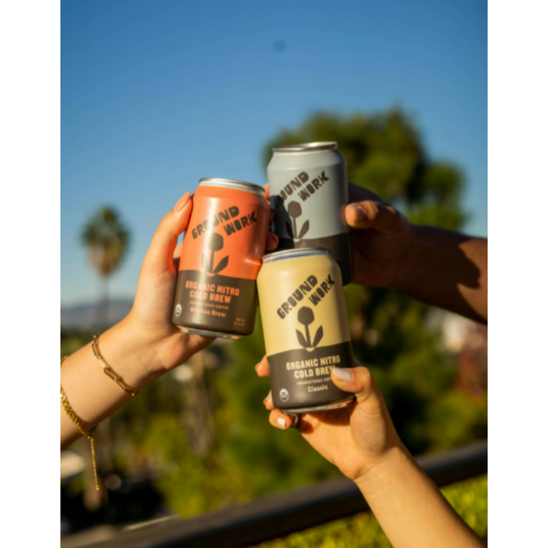 Groundwork Organic Bitches Brew Nitro Cold Brew 12oz Can
