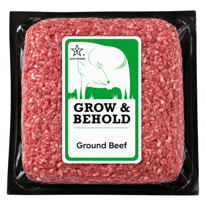 Grow & Behold Kosher Black Angus Ground Beef - 1lb