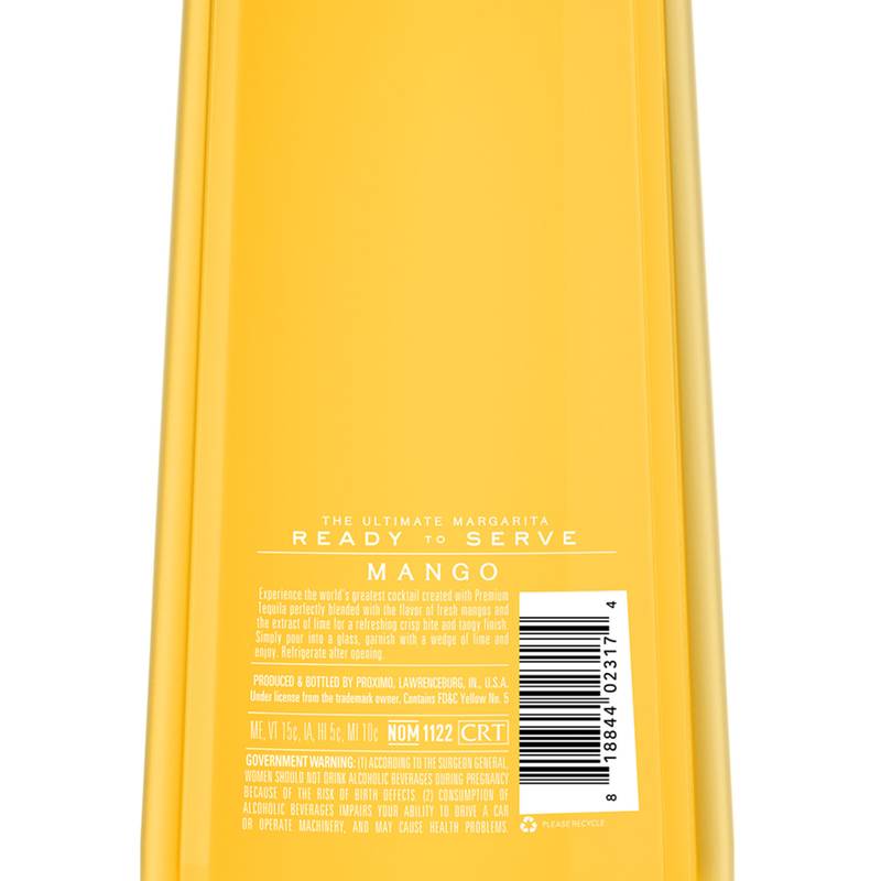 1800 The Ultimate Margarita Mango Ready to Drink Cocktail 1.75L 9.95% ABV