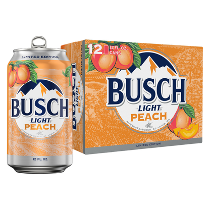 Busch Light Peach 12pk 12oz Can 4.1% ABV