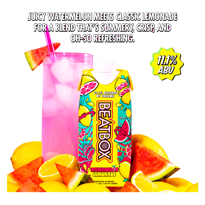 BeatBox Watermelon Lemon 500ml 11.1% ABV Wine-Based