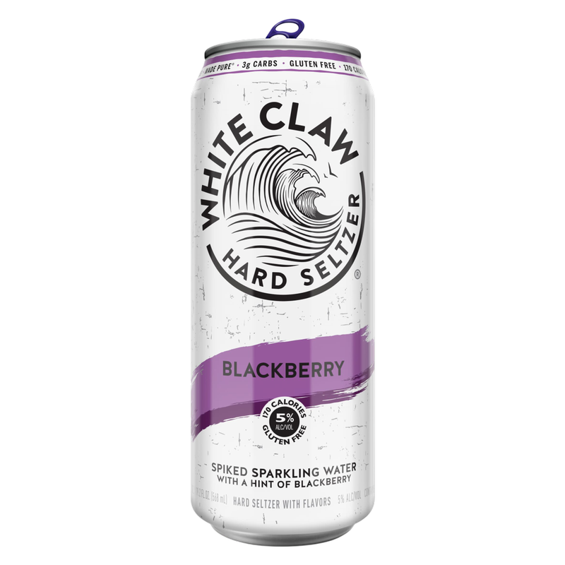 White Claw Blackberry Single 19.2oz Can 5% ABV