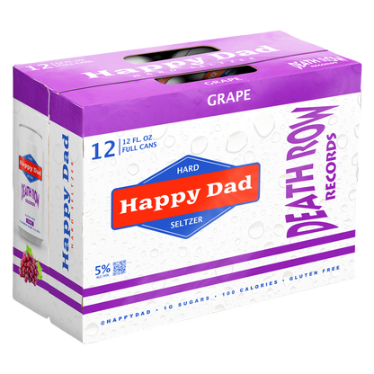 Happy Dad Hard Seltzer Grape 12pk 12oz Can 5% ABV