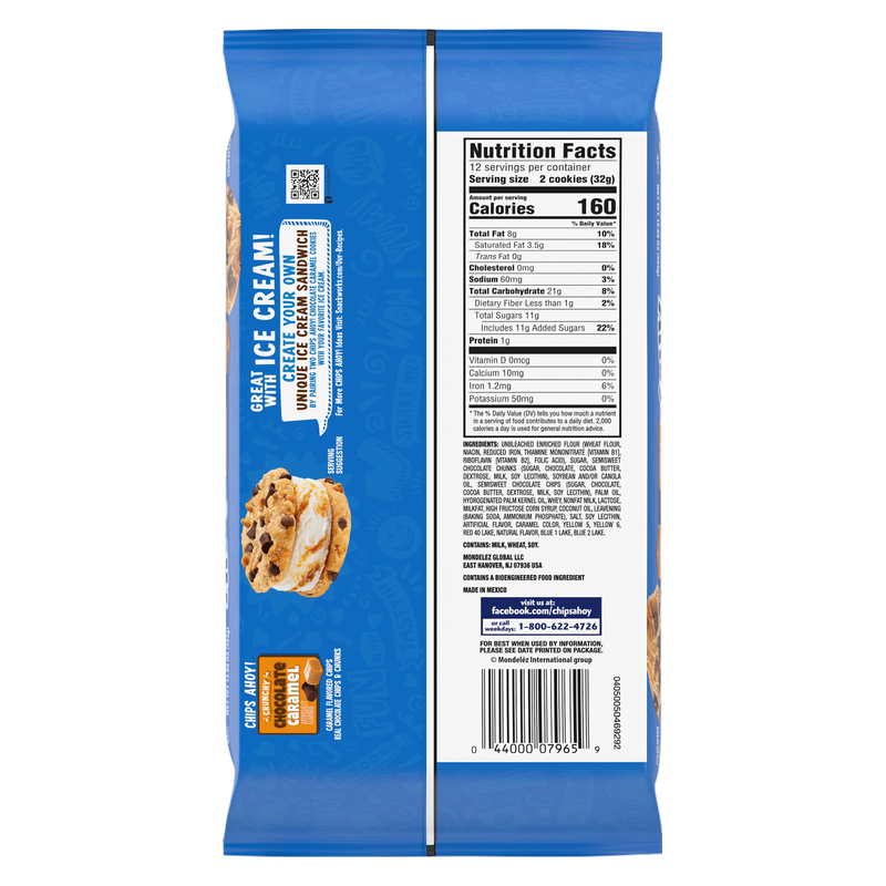 Chips Ahoy! Chocolate Caramel, 13.99oz