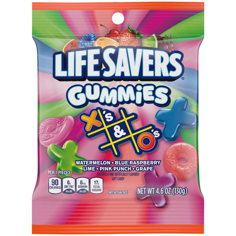 LIFE SAVERS Gummies X's & O's Gummy Candy , 4.6 oz
