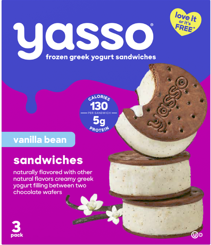 Yasso Vanilla Bean Sandwich 3ct