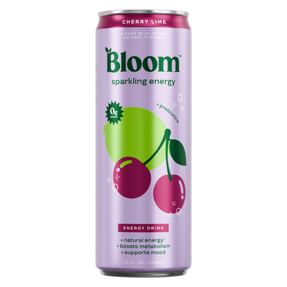 Bloom Cherry Lime Sparkling Energy 12oz Can