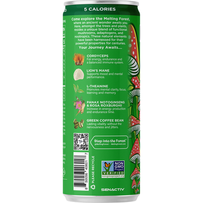 Melting Forest Mango Guava Mushroom Energy 12oz Can