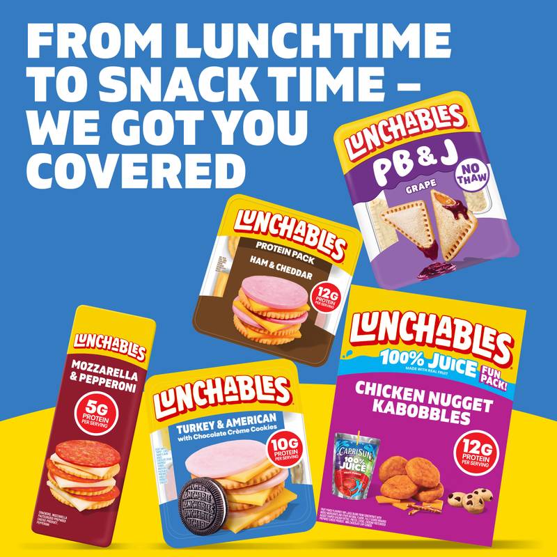 Lunchables Turkey & American Cheese Cracker Stackers with Chocolate Sandwich Cookies  - 3.2oz