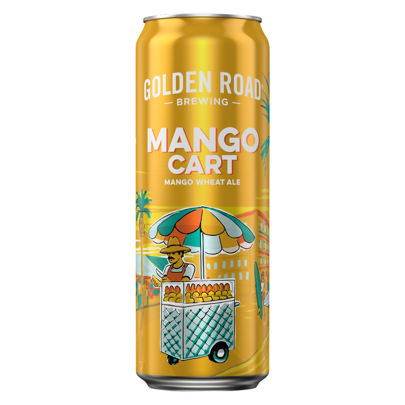 Golden Road Brewing Mango Cart Wheat Ale Single 25oz Can 4.0% ABV