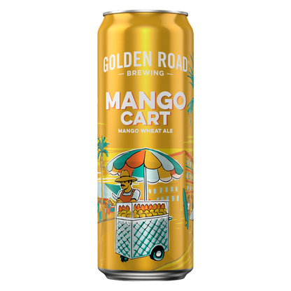 Golden Road Brewing Mango Cart Wheat Ale Single 25oz Can 4.0% ABV