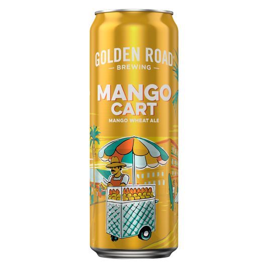 Golden Road Brewing Mango Cart Wheat Ale Single 25oz Can 4.0% ABV