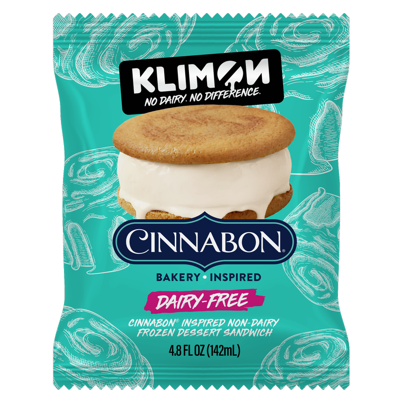 KLIMON Cinnabon™ Cinnamon Roll Dairy-Free Ice Cream Sandwich