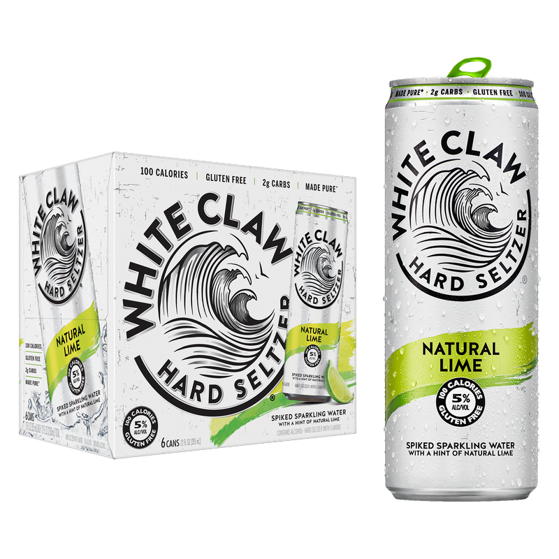 White Claw Lime 6pk 12oz Can 5.0% ABV