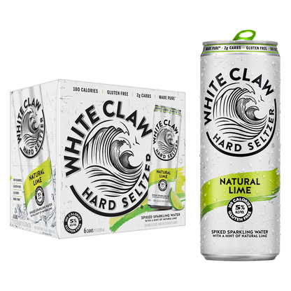 White Claw Lime 6pk 12oz Can 5.0% ABV