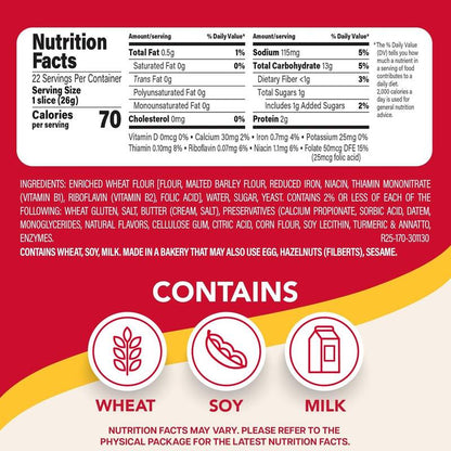 Sara Lee Butter Bread - 20 oz