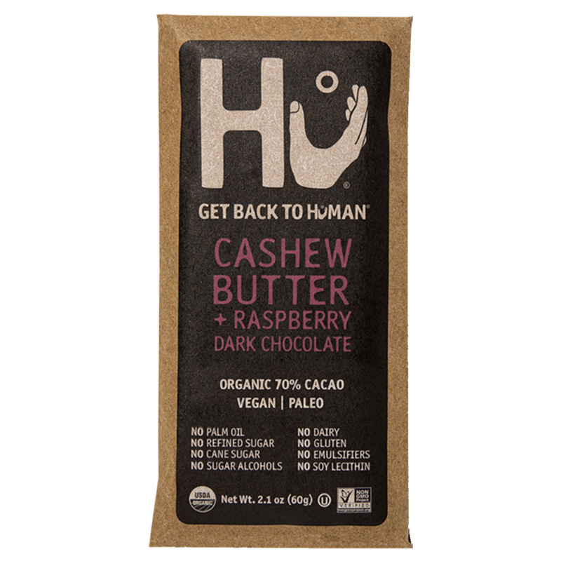 Hu Dark Chocolate Cashew Butter and Raspberry Bar 2.1oz