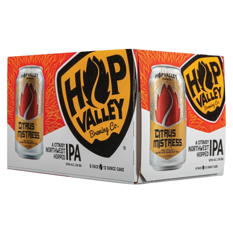 Hop Valley Citrus Mistress IPA 6pk 12oz Can