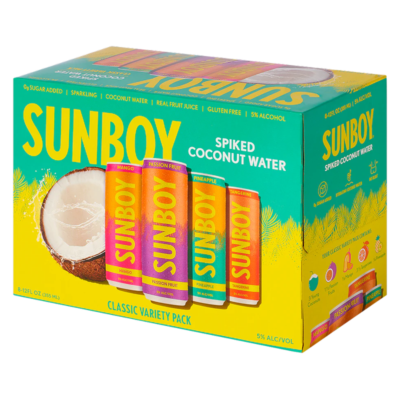 SUNBOY Classic Variety Pack 8pk 12oz Can
