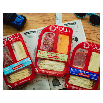 Olli Sopressata Salami & Cheddar Cheese Snack Pack - 2oz