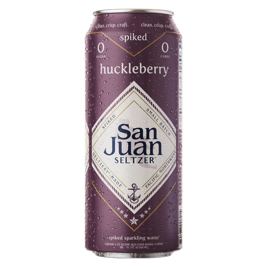San Juan Seltzer Huckleberry Single 19.2oz Can