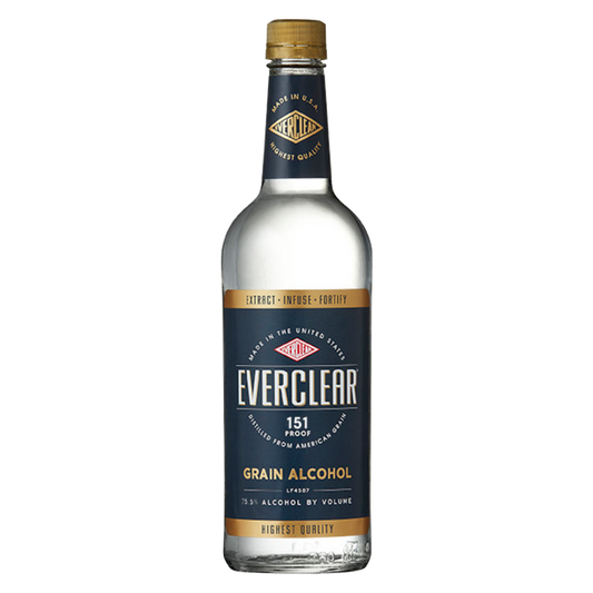 Everclear 151 Grain Alcohol 750ml