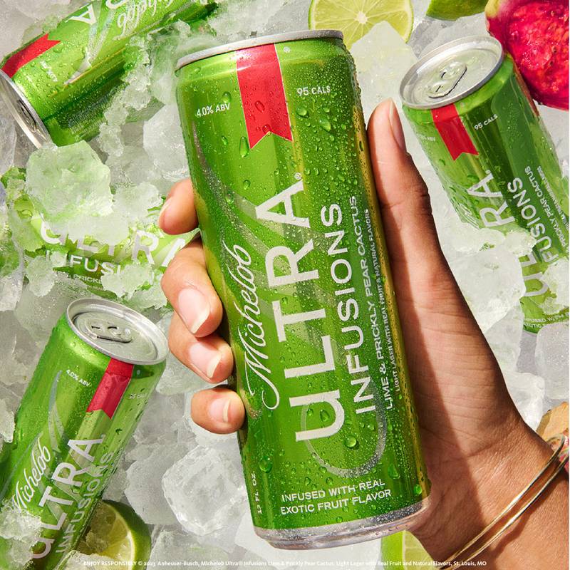 Michelob Ultra Infusions Lime & Prickly Pear Cactus Single 25oz Can