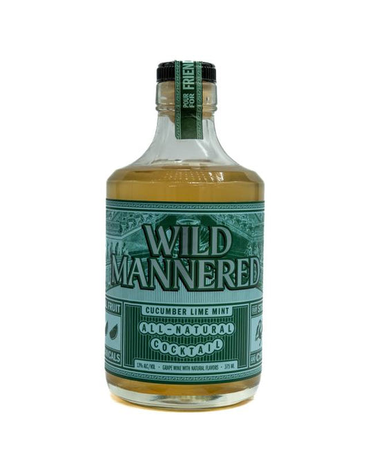 Wild Mannered Cucumber Lime Mint Cocktail 375ml
