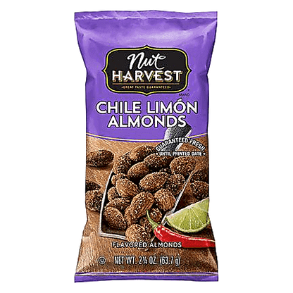 Nut Harvest Chile Limon Almonds 2.25oz