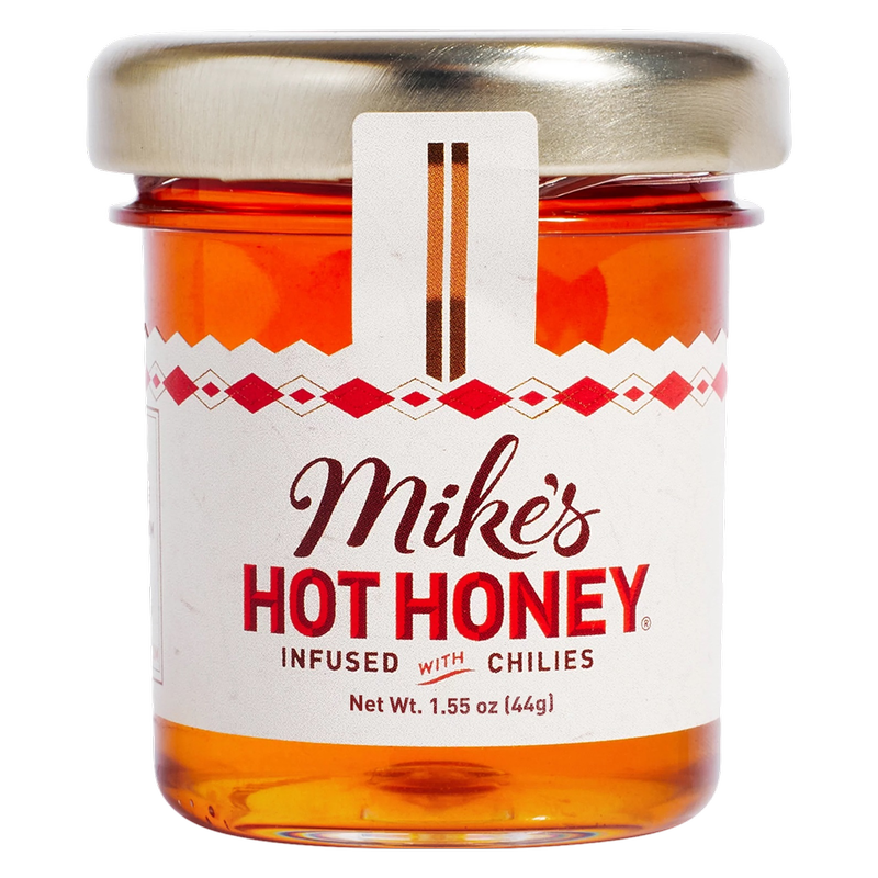 Mike's Hot Honey Glass Mini Jar, 1.55oz.