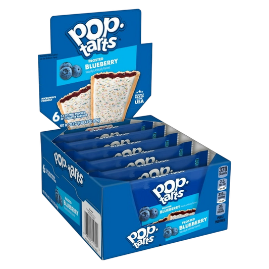 Pop-Tarts Frosted Blueberry Breakfast Toaster Pastries, 6 cT