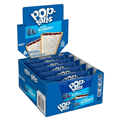 Pop-Tarts Frosted Blueberry Breakfast Toaster Pastries, 6 cT