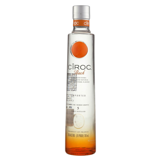 CIROC Peach (Made with Vodka Infused with Natural Flavors), 200 mL