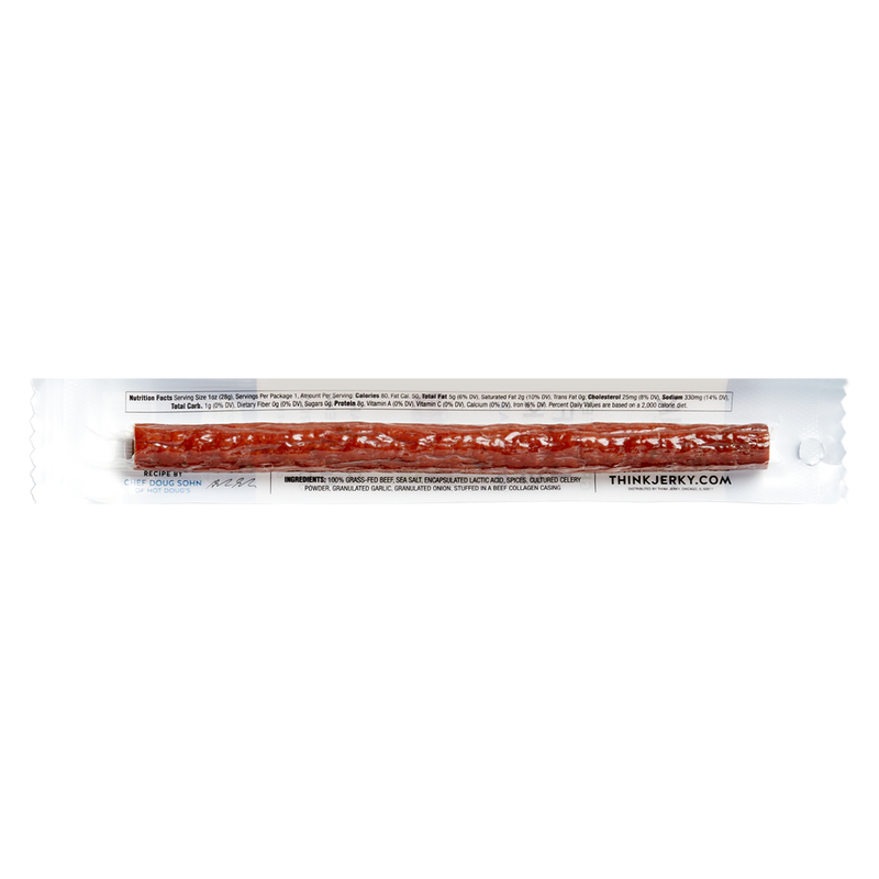 Think Jerky Original Grassfed Beef Jerky Stick 1oz