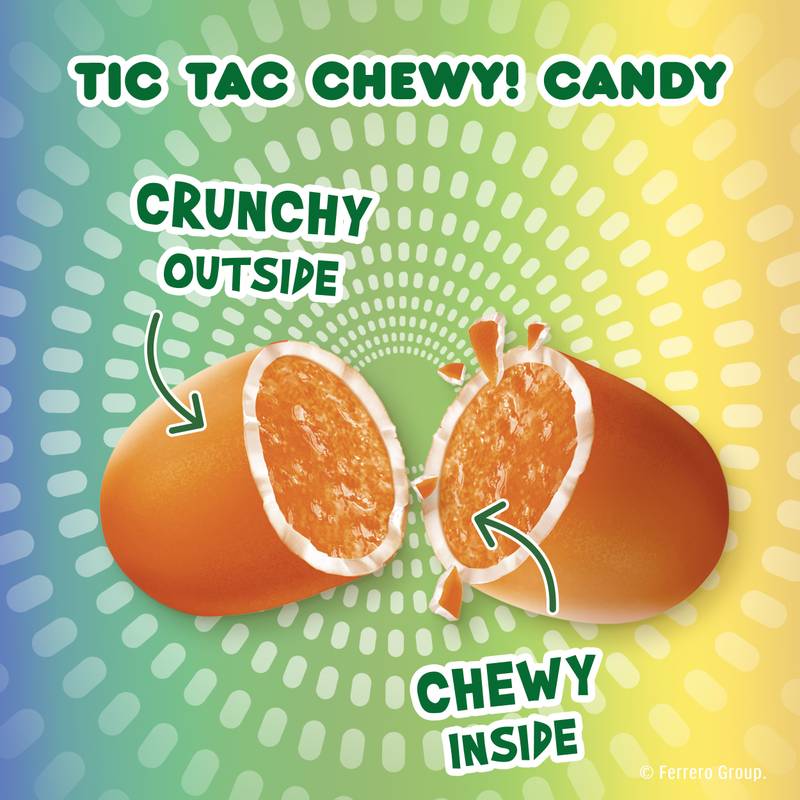 TIC TAC CHEWY! Sour Adventure Candy, Sour Candy, 3.4 oz