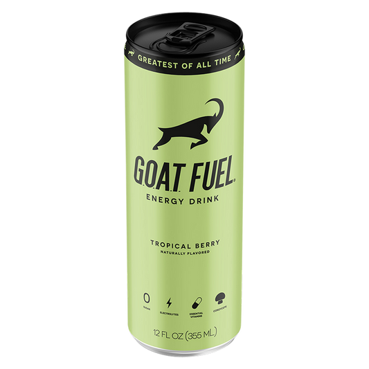 G.O.A.T. Fuel Tropical Berry Energy Drink 12oz Can